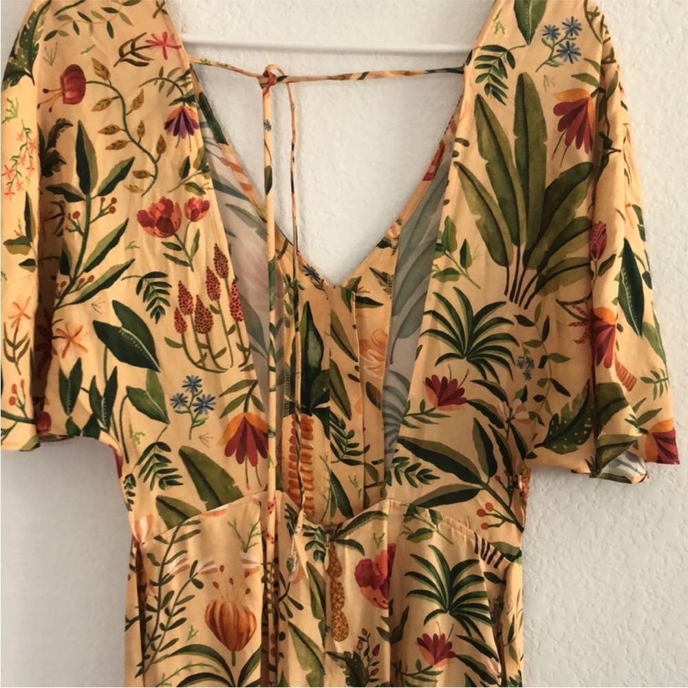 Farm Rio tropical Print Jumpsuit size xs from Anthropologie - Picture 7 of 9